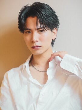 ルーストデラックス 京都河原町三条(ROOST dx) MEN’S/リバースセンターパート/ニュアンスパーマ/河原町