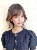 【SHIHO】くびれボブ/インナーカラー/前髪カット/20代30代原宿