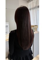 ログ(log) ニュアンスパーマ 髪質改善カラー 顔まわり レイヤー 艶髪