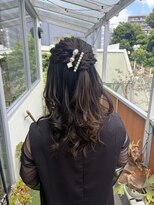 ロータスヘアーデザイン(Lotus Hair Design)&nbsp;【lotus下枝】ハーフアップ/お呼ばれヘア/結婚式ヘアセット