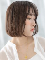 ドクターズ サロン ラブ(Dr's Salon LAB)&nbsp;髪質改善ミルクティーカラー切りっぱなしボブディu古河20代30代