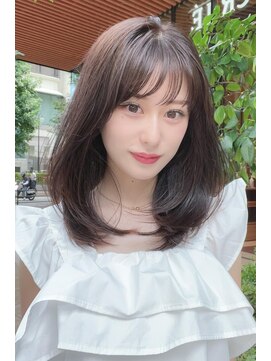 ヘアーズ ベリー 香椎店(hairs BERRY) BERRY/ミルクティーアッシュ/前髪/美髪/グレージュ/秋