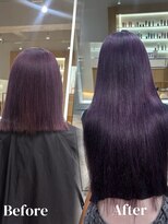 エクステ/シールエクステ専門店/梅田/ヘアセット/ヘアアレンジ/LANDS ANNEX  エクステ&nbsp;ダブルカラー+エクステ80本