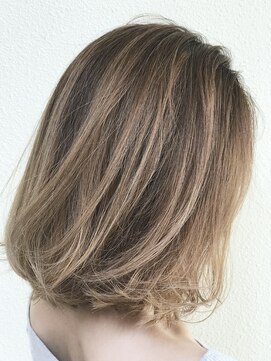 エイト マカビ 沖縄真嘉比店(EIGHT makabi) 【EIGHT 真嘉比】お客様スタイル_ワンレンバレイヤージュ