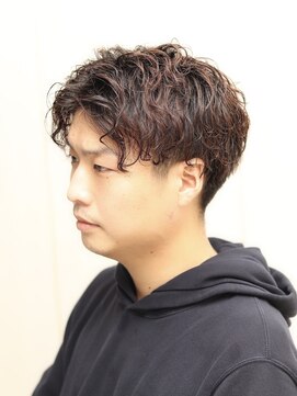 ヘアーアンドグルーミング ヨシザワインク(HAIR&GROOMING YOSHIZAWA Inc.) 【ヨシザワ人形町】センターパートパーマ