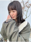 暗めカラーなのに透明感抜群のシルクグレージュ