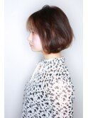 個性派ボブデザイン