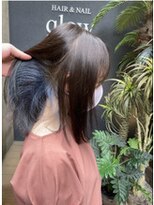 グロー(glow)&nbsp;インナーカラー/イヤリングカラー/ブルーグレージュ