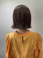 エラマ ヘアメゾン(elama hair maison)&nbsp;【elama】切りっぱなし×ベージュ