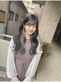 インナーカラー外ハネ波巻きロング【BLAZE 大庭】
