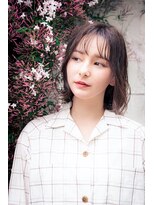 ロジッタ(ROJITHA)&nbsp;【ROJITHA原宿表参道】シースルーバング×アッシュブラウン