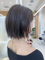 アフロートリノ(AFLOAT Leino)&nbsp;【修】20代30代40代◎透明感カラー×韓国切りぱなしボブ