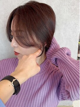 シーシンジュク 新宿南口(Sea shinjuku) 大人ガーリー/前髪/顔周りレイヤー×ブリーチなし韓国ヘア[新宿]