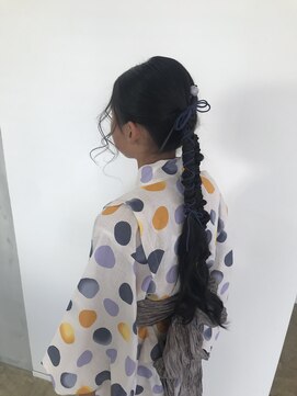 ヘアーコレクトニコ(hair collect nico) 子供浴衣/ヘアアレンジ/紐アレンジ