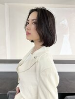 小森谷,前髪マチルダボブ,ピンクベージュ,インナーグレージュd23