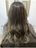 大人バレイヤージュベージュ