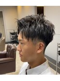 アップバングショート