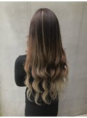 シールエクステ50枚/腰くらいの長さ