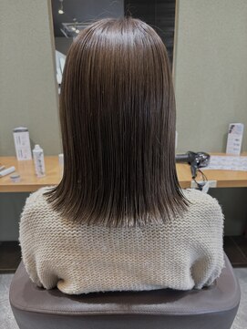 イングスジャパン(ings JAPAN) ぷつんとロブ×くすみベージュ/姫カットレイヤー