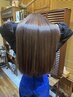 髪質改善　メテオ酸性縮毛ストレート＋トリートメント+リタッチカラー+カット