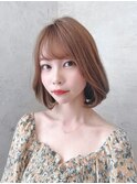 学割 ブリーチなしダブルカラー ブリーチ 髪質改善 ボブ 171