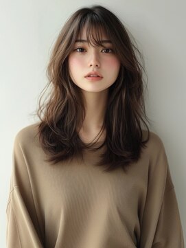 アルトリスト(Altruist Aging×HAIR&SPA) ★ダークアッシュ大人ガーリーボブ着物ミディアムレイヤーカット