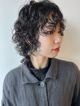 モリオフロムロンドン 原宿本店(morio from London) 【morio原宿】マッシュウルフスパイラルパーマ