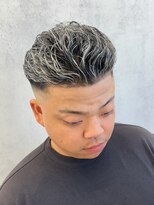 ルースト 西院店(ROOST)&nbsp;極道パーマ×ホワイトハイライト