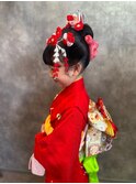 七五三ヘアセット