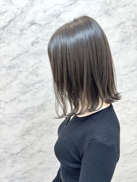 メロウ ブリーチなしアッシュカラー