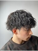 20代30代ツーブロックマッシュツイストスパイラルパーマ