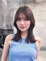 フィヴェント(Fivent)&nbsp;メルティカラー似合わせカットフェミニンロング韓国レイヤー