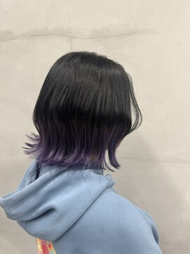 ピオニー(PEONY) ラベンダーアッシュ×エンドカラー