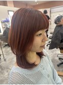 オレンジ×個性派ウルフ