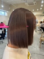 ピピバイヨーク(pipi, by yoke.)&nbsp;透明感カラーシアーブラウン/ストレート