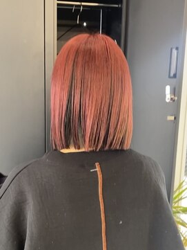 レノ 直江店(RENO) アンブレラカラー/切りっぱなしボブ