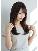 アントワープトーキョー(antwerp TOKYO)&nbsp;30代40代50代ロングフェイスレイヤー髪質改善酸性ストレート