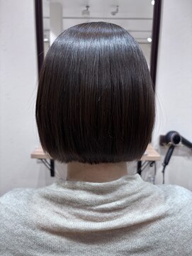 エスト 幕張本郷(est.) ホワイトグレージュミニウルフデジタルパーマチェリーブラウン