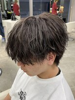 エデアンルクラ 下通(EDEAN Leclat)&nbsp;熊本メンズカラー アッシュ ブラウン MEN'S HAIR