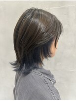 フレーム へアアンドトリートメント 天王寺北口店(FRAME)&nbsp;ウルフインナーブルー