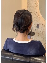 ティム(tim)&nbsp;浴衣ヘア/浴衣ヘアセット/浴衣アレンジ/カチモリヘア/シニヨン