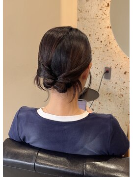 ティム(tim) 浴衣ヘア/浴衣ヘアセット/浴衣アレンジ/カチモリヘア/シニヨン