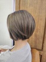 エーガール美容室(A-girl)&nbsp;ボブ×グレージュツヤカラー
