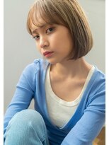 ホーミートウキョウ(HOMIE TOKYO)&nbsp;渋谷/ボブ/ミルクティーカラー/ハイライトカラー/ダブルカラー