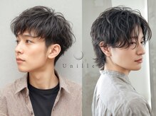 メンズ特化。ニュアンス×センターパート、清潔感と好印象を両立[泉駅/髪質改善/縮毛矯正/エイジングケア]