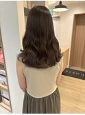 【担当きょうこ】透明感ヘーゼルベージュ秋カラー小顔カット