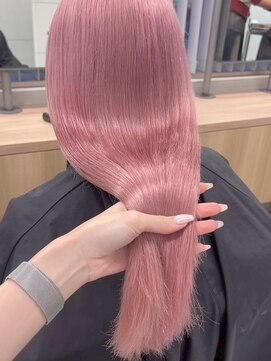 ベレーザ 渋谷神南(Beleza) 16318ブリーチ&ダブルカラー渋谷モーヴピンクパールベージュ