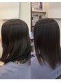 ムーブ 成東店(MOVE) 伸ばし途中の髪も扱いやすく☆sins矯正+トリートメント¥24200
