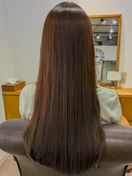 艶髪×ストレートロング