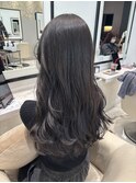 透明感グレージュカラー